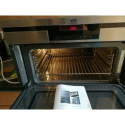 ZGN AEG inbouw combi oven magnetron