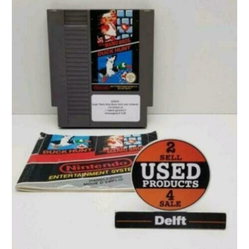 Super mario bros duck hunt voor nintendo incl. Boekje