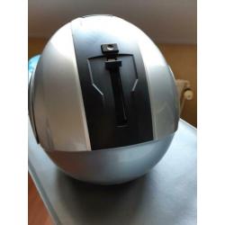 HJC motorhelm maat S zilver