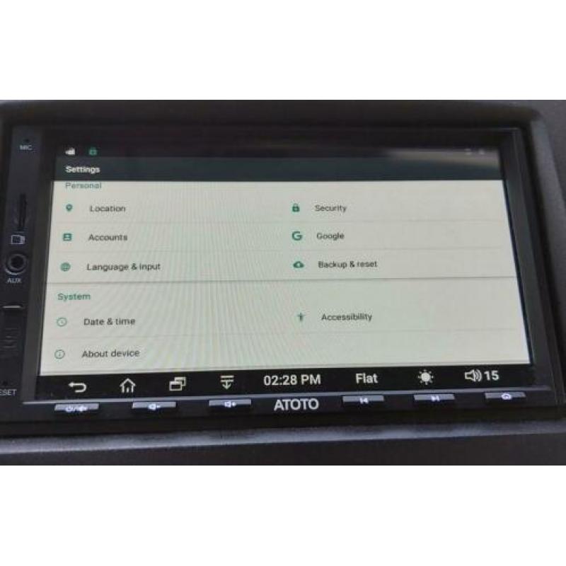 Atoto A6 Android dubbel din radio (firmw.updates via Adrive)