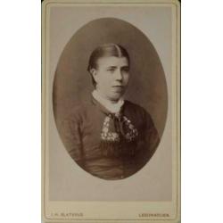 Carte de Visite S2 - Dame - Leeuwarden.