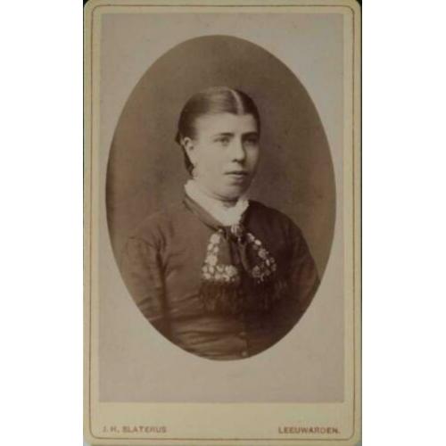 Carte de Visite S2 - Dame - Leeuwarden.