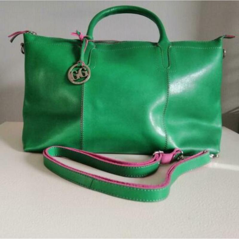 Tas Giogini groen/roze