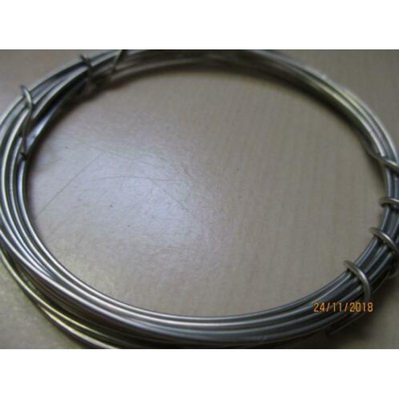 Zilver - Kleurig Draad 0.4 MM / 4.50 Meter