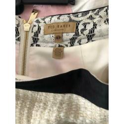 Ted baker rok rokje knit skirt dames mast 36 S wit