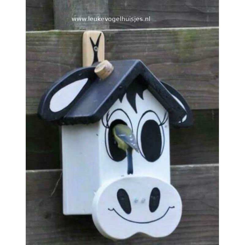 Leuke vogelhuisjes - ik maak ze ook voor jou ! Kies uniek !