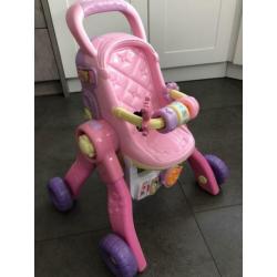 Vtech Little Love 3 in 1 poppenwagen
