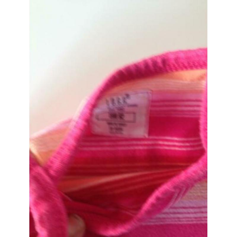 meisjes zomer setje topje rose oranje +rose +blauwe legging