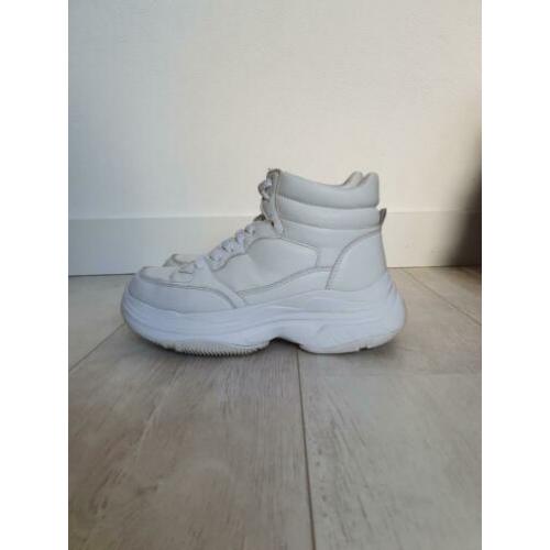 Witte sneakers plateauzolen mt 38