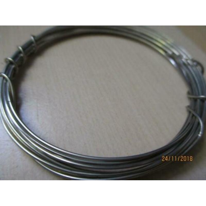 Zilver - Kleurig Draad 0.4 MM / 4.50 Meter