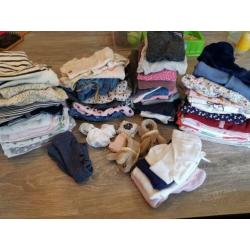 GROOT pakket 62 meisje enkele 56 veel Zara, Feetje,Prenatal