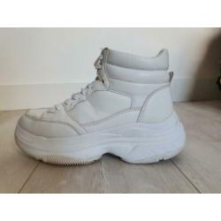 Witte sneakers plateauzolen mt 38