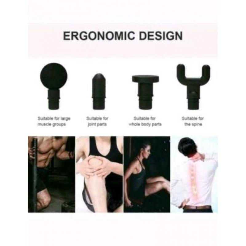 Luxe massagegun sale fitness pijnbestrijding aquapunctuur