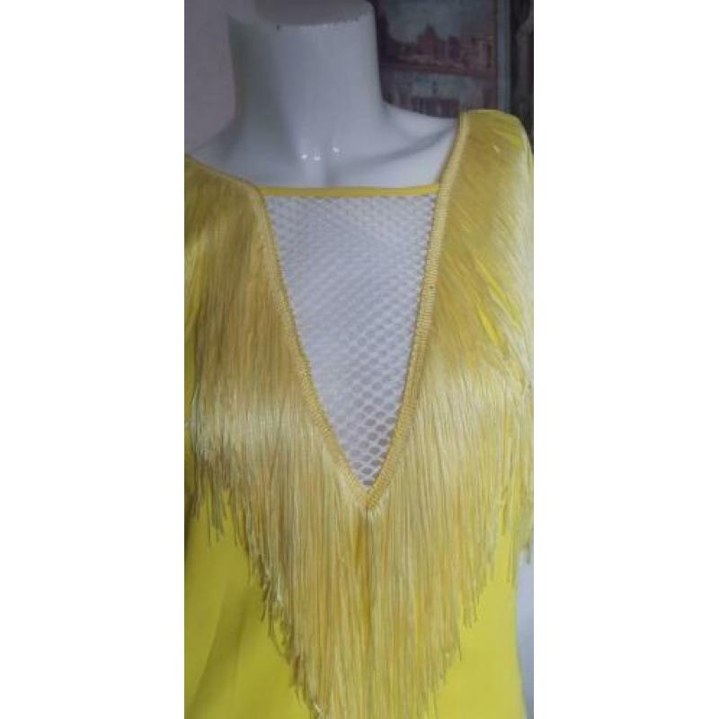 Mangano jurk met franjes maat 34