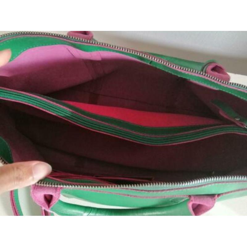 Tas Giogini groen/roze