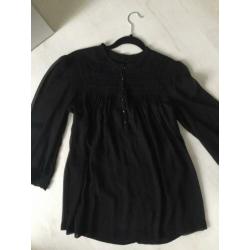 Te koop mooie nette zwarte vila blouse maat L nieuw!!