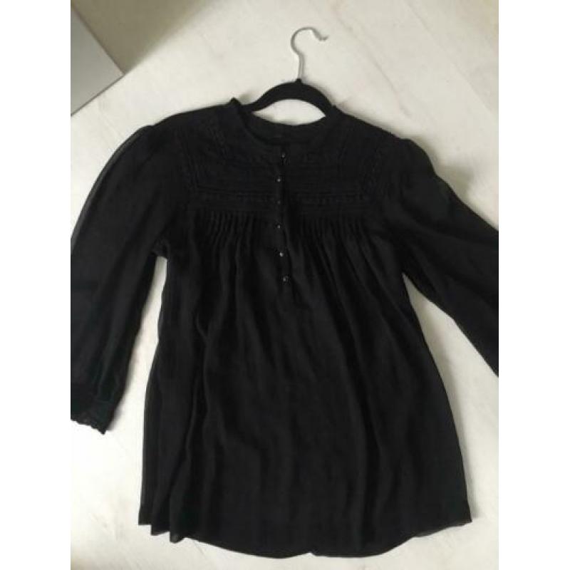 Te koop mooie nette zwarte vila blouse maat L nieuw!!
