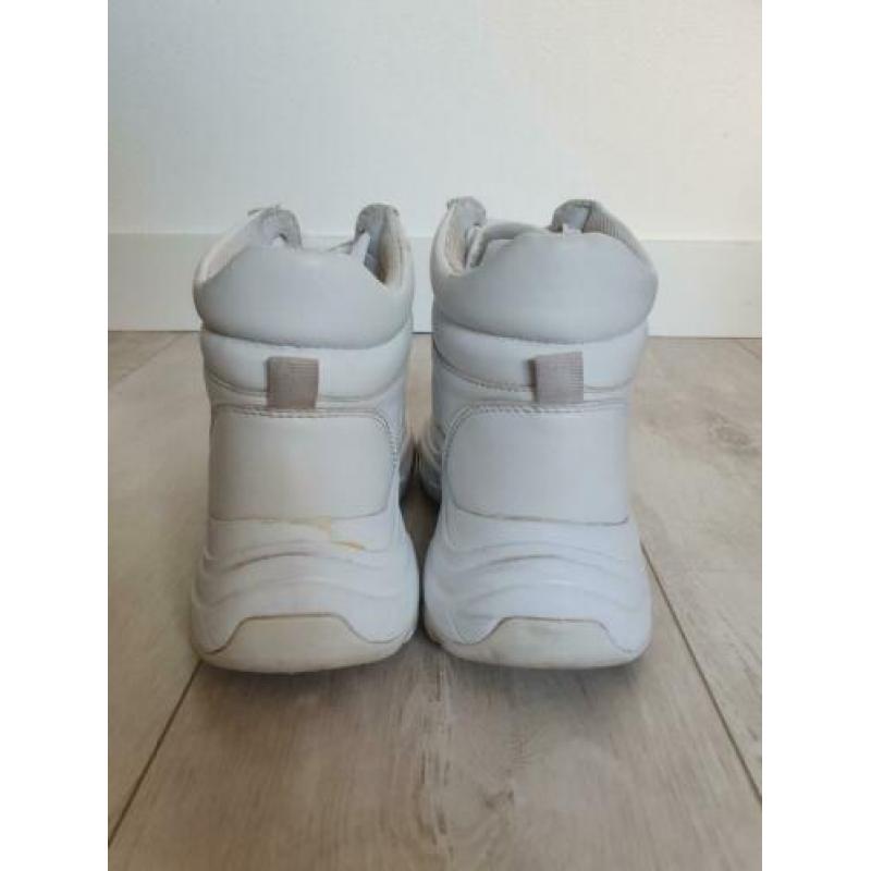 Witte sneakers plateauzolen mt 38
