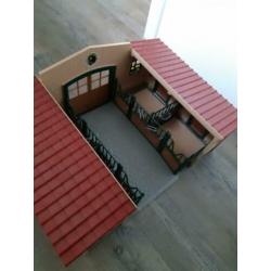 Schleich manege compleet + extra paarden en accessoires