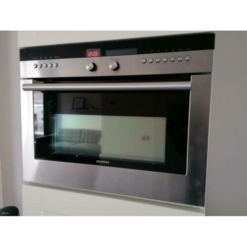 Siemens inbouw combi heteluchtoven magnetron Type:HTHB86P