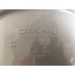 299. Partij PVC Buitenriolerings T-stukken 125mm SN8 met zet