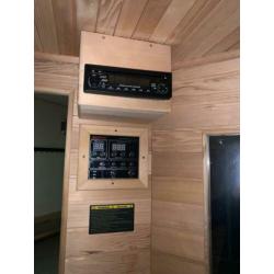 Complete infrarood sauna voor 2 personen.