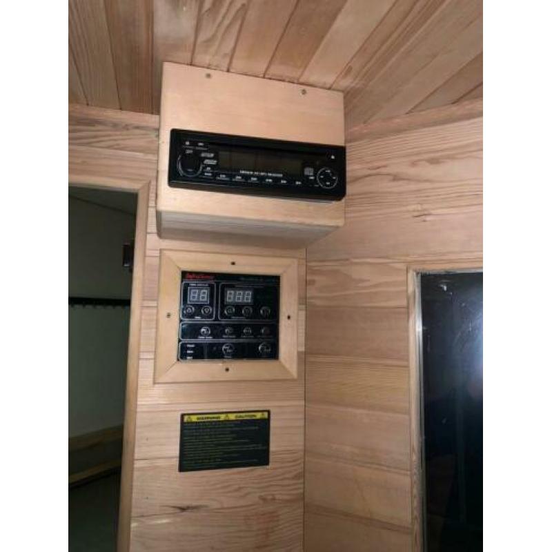 Complete infrarood sauna voor 2 personen.