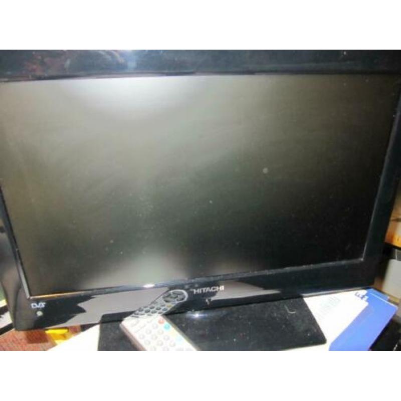 Hitachi tv met ingebouwde DVD speler