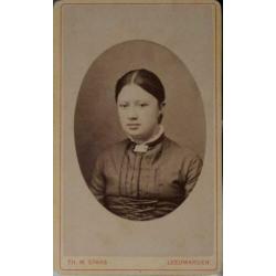 Carte de Visite S2 - Dame - Leeuwarden.