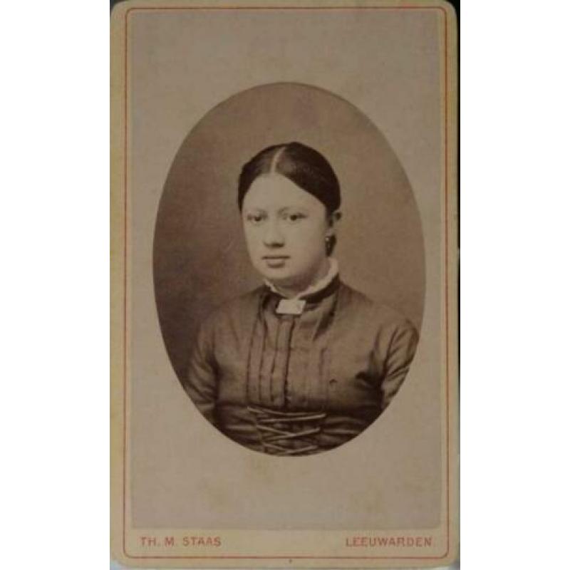 Carte de Visite S2 - Dame - Leeuwarden.
