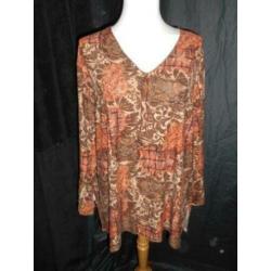 Longsleeve bruin Marca mt 46/48 OPRUIMING
