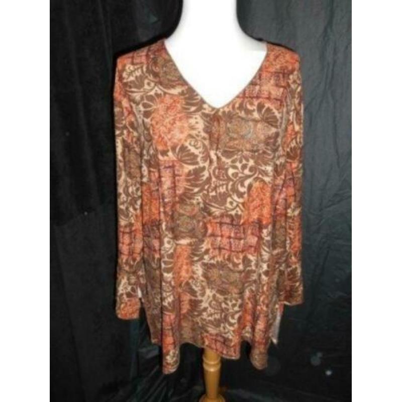 Longsleeve bruin Marca mt 46/48 OPRUIMING