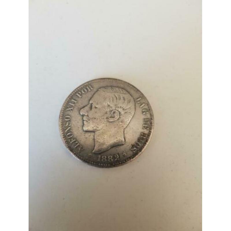 5 pesetas munten