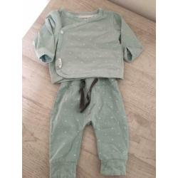 Noppies mint groen setje, jasje en box pakje