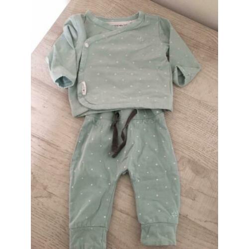 Noppies mint groen setje, jasje en box pakje