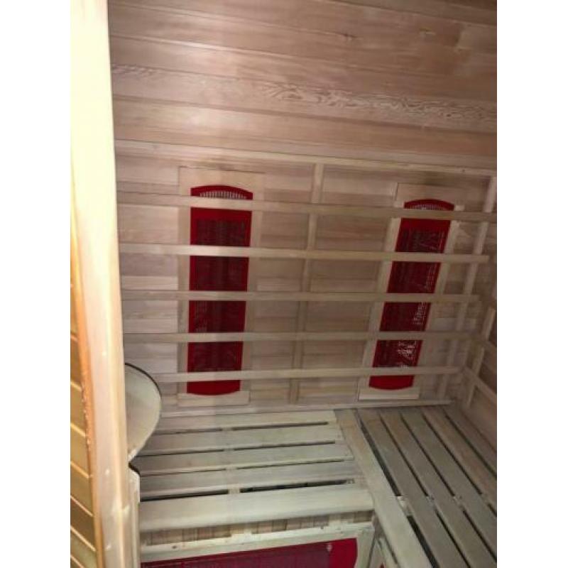 Complete infrarood sauna voor 2 personen.