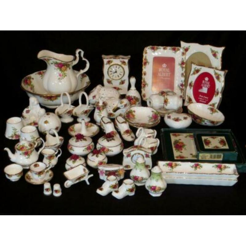 Royal Albert OLD COUNTRY ROSE diversen (zie alle foto's!)