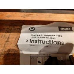 Dakdragers Thule 4059 vw passat variant
