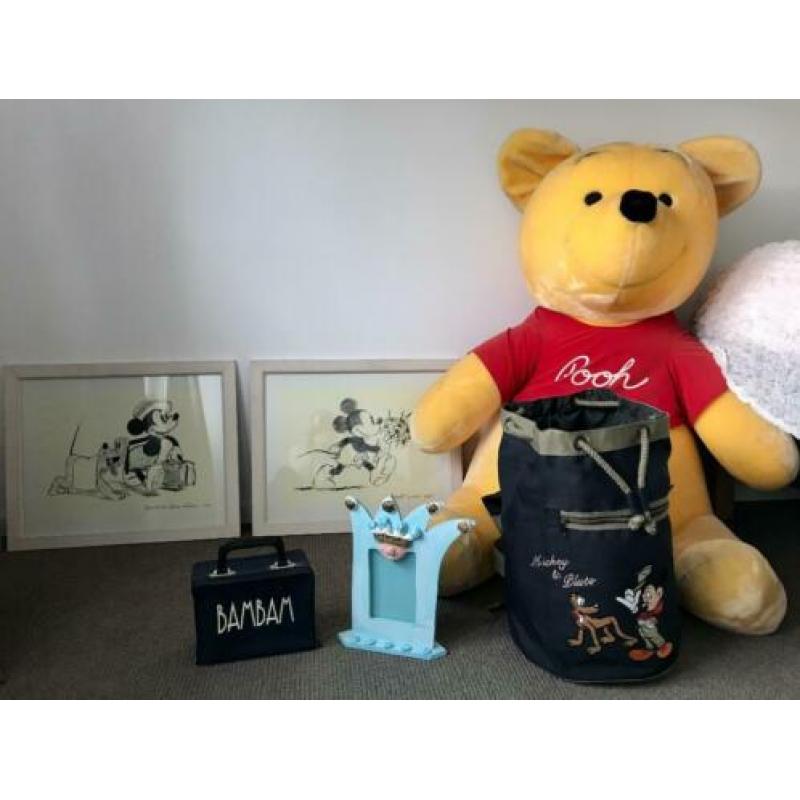 Disney knuffel set. (inclusief winnie van 1 meter)