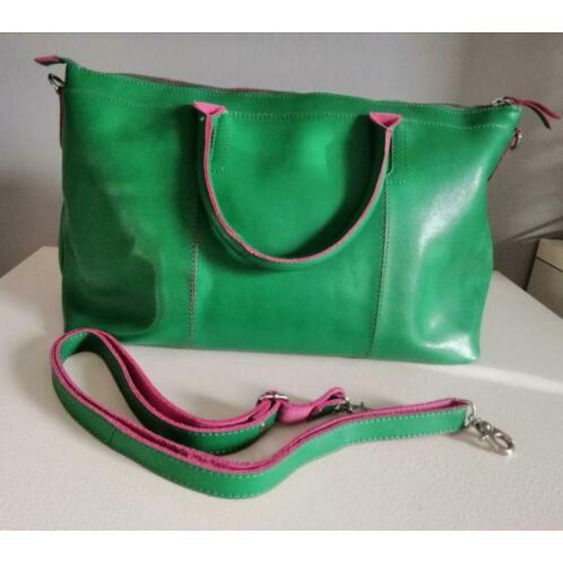 Tas Giogini groen/roze