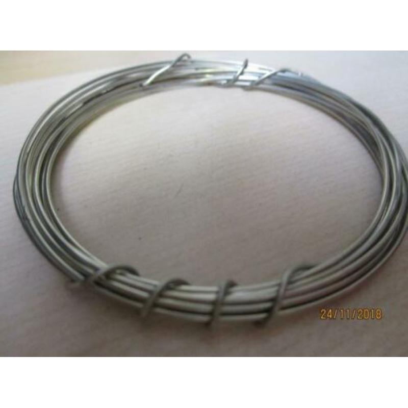 Zilver - Kleurig Draad 0.4 MM / 4.50 Meter