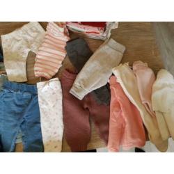 GROOT pakket 62 meisje enkele 56 veel Zara, Feetje,Prenatal