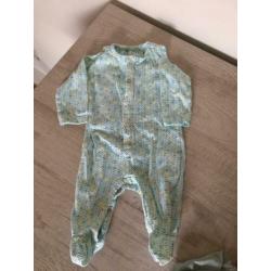 Noppies mint groen setje, jasje en box pakje