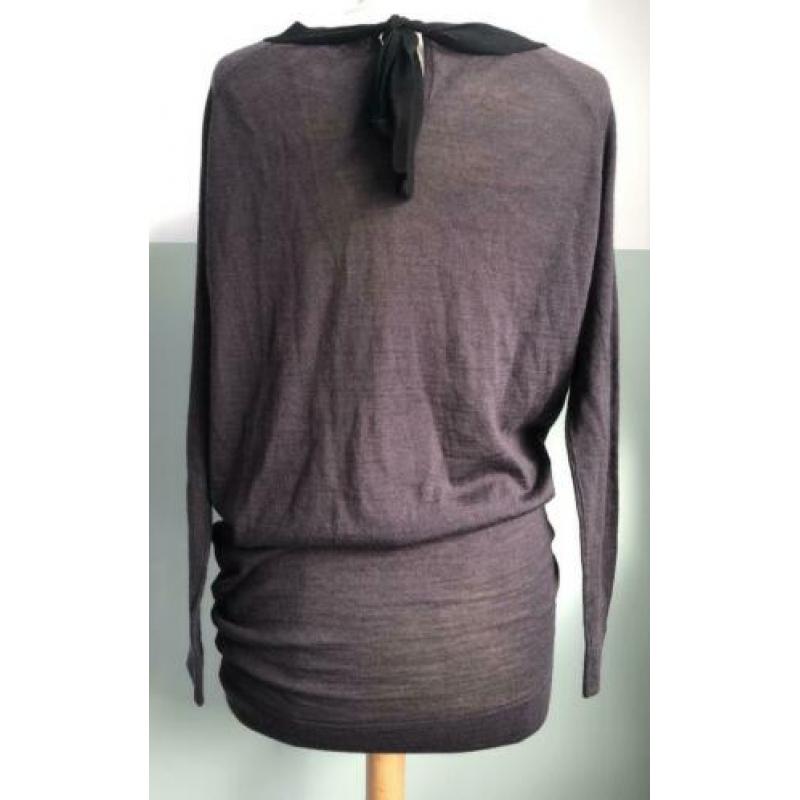 **STEPS**lange ZGAN trui maat M Mauve luxe fijn brei.