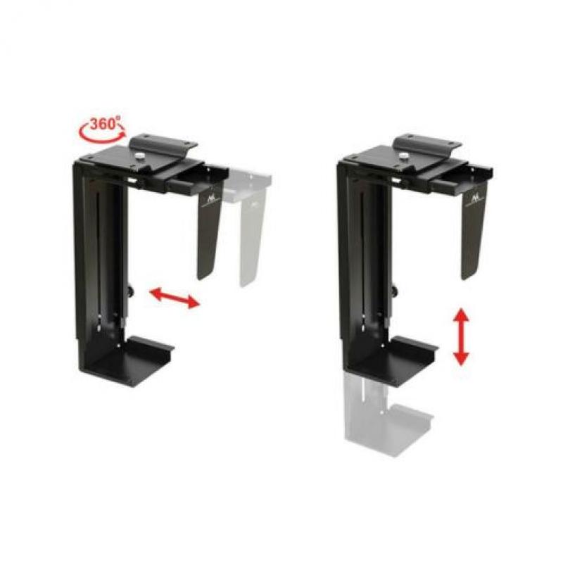 CPU/ PC houder voor bevestiging aan bureau Maclean MC-713