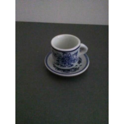 mini kop en schotel delfts blauw