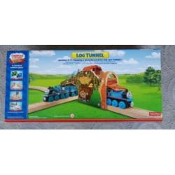 thomas de trein hout spoorweg overgang