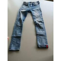 Meisjes blauwe skinny jeans Indian. Maat 134/140 (maat 10)