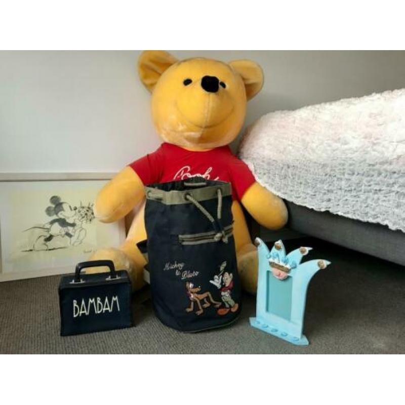 Disney knuffel set. (inclusief winnie van 1 meter)