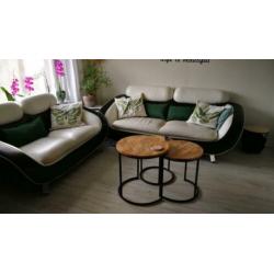 Bankstel. Tetro zwart wit